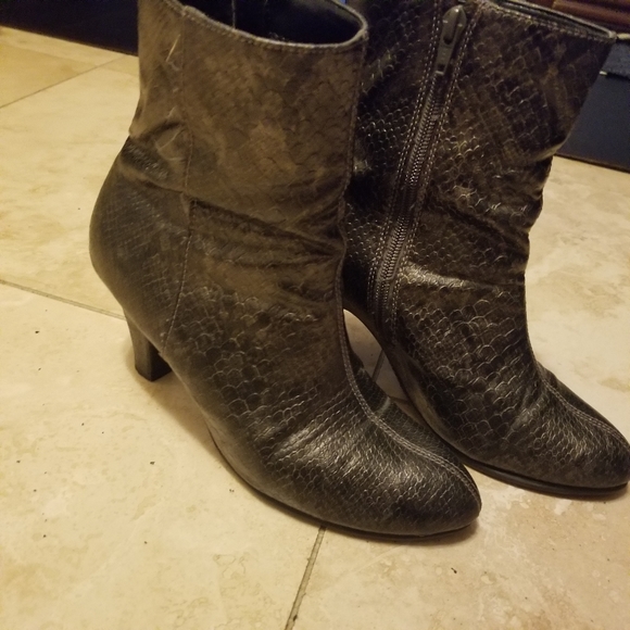 Snakeskin Boots - Picture 1 of 4